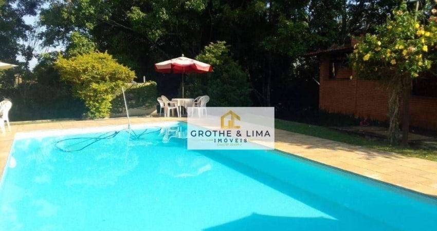 Chácara com 3 dormitórios à venda, 5000 m² por r$ 826.800,00 - chácaras santa maria - jacareí/sp