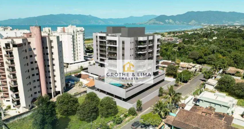 Oportunidade na planta apartamentos com 2 suítes no litoral!  à venda, 75 m² por r$ 457.200 - jardim arua - caraguatatuba/sp