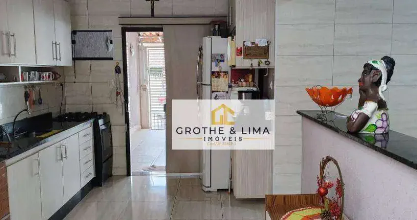Casa com 3 dormitórios, 1 suíte à venda, 135 m²  - vila bandeirantes - caçapava/sp