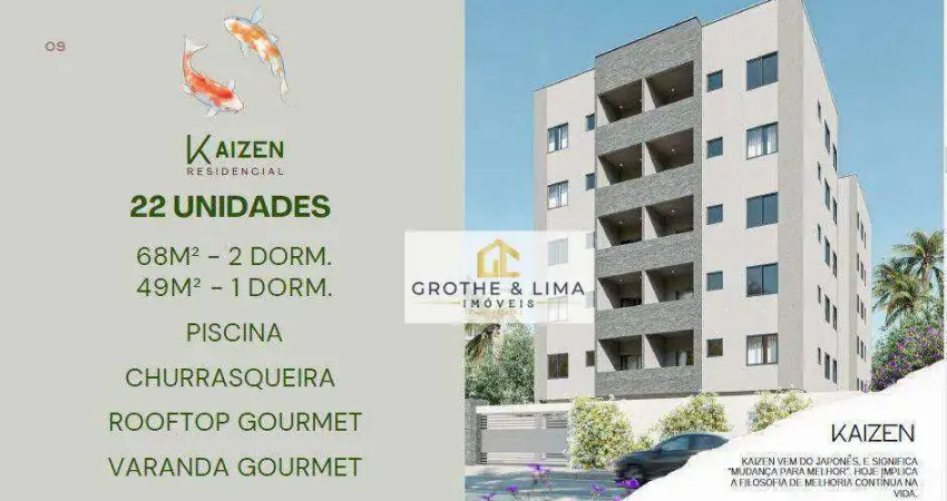 Lançamento de apartamentos com 1 e 2 dormitorios (suite) à venda, 44 m² e 68m a partir de r$ 440.000 - perequê-açu - ubatuba/sp