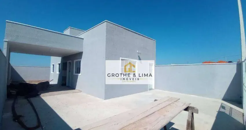 Linda casa no residencial amor em caçapava, 2 dormitorios, banheiro, sala, cozinha, quintal. recém construída (2024)