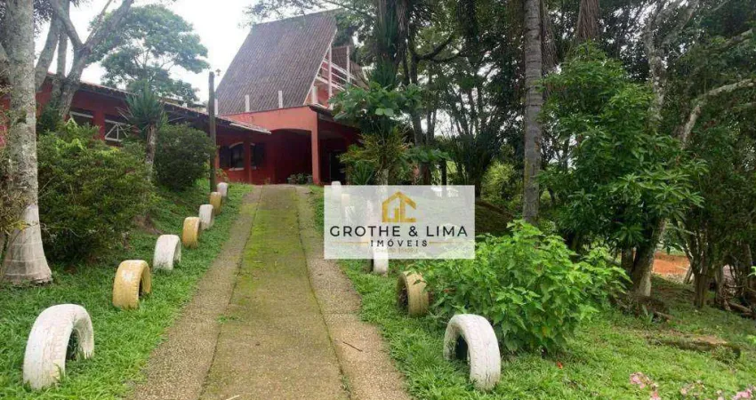 Chácara com 3 dormitórios à venda, 1285 m² por r$ 550.000,00 - freitas - são josé dos campos/sp