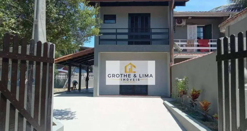 Oportunidade no litoral norte sobrado com 2 dormitórios à venda, 110 m² por r$ 750.000 - saco da ribeira - ubatuba/sp