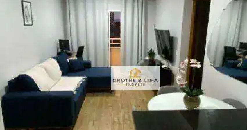 Apartamento com 2 dormitórios à venda, 56 m² por r$ 371.000 - residencial bosque dos ipês - são josé dos campos/sp