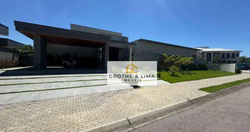 Imponente casa terrea de alto padrão 4dorm 3 suites piscina banheira jardim e fotovoltaica