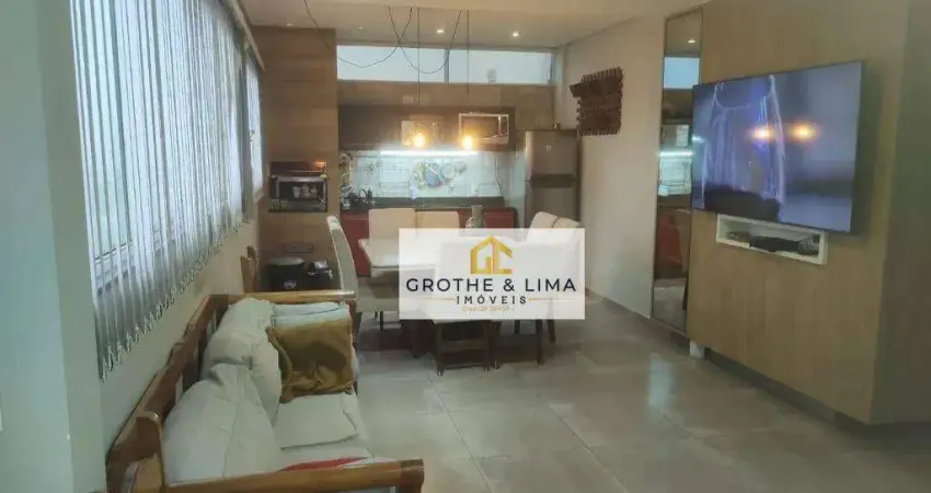 Cobertura com 2 dormitórios à venda, 128 m²  - parque senhor do bonfim - taubaté/sp