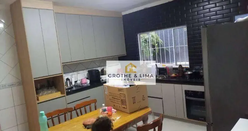 Sobrado com 3 dormitórios à venda, 227 m² por r$ 487.000 - jardim paraíso do sol - são josé dos campos/sp