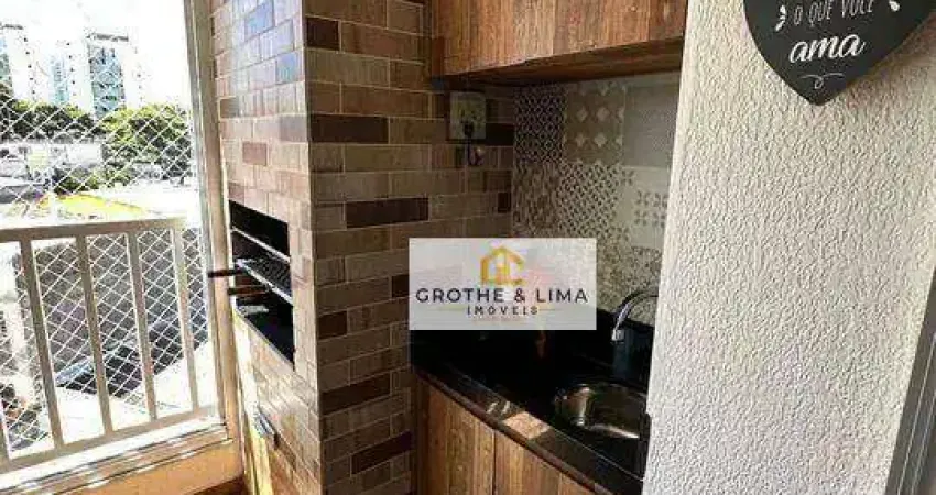 Apartamento com 2 dormitórios à venda, 68 m² por r$ 680.000,00 - parque industrial - são josé dos campos/sp