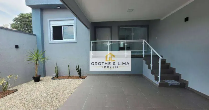 Casa nova com 3 dormitórios, 1 suíte à venda, 131 m² - jardim altos de santana ii - jacareí/sp