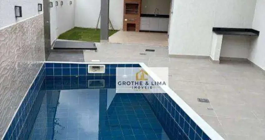 Casa com 3 dormitórios, 3 suítes à venda, 167 m² - condomínio terras do vale - caçapava / sp