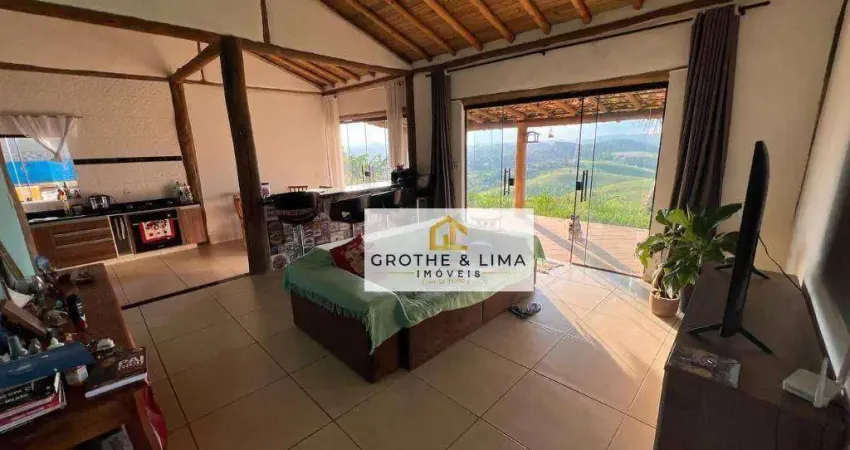 Chácara com 3 dormitórios à venda, 1650 m² por r$ 440.000,00 - zona rural - paraibuna/sp