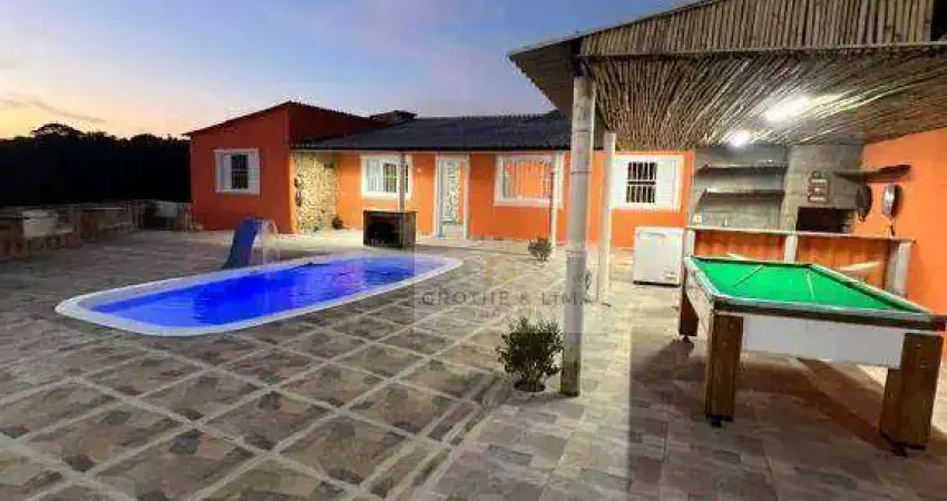 Chácara com 2 dormitórios à venda, 550 m² por r$ 290.000,00 - bairro pedra d'água - são josé dos campos/sp