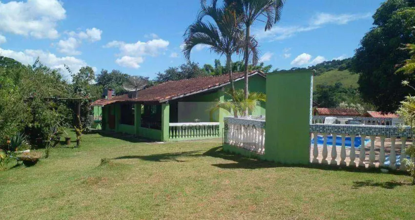 Chácara com 3 dormitórios à venda, 16000 m² por r$ 800.000,00 - santa luzia rural - taubaté/sp