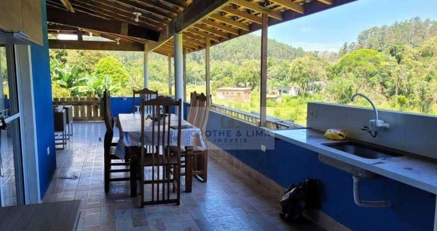 Chácara com 2 dormitórios à venda, 300 m² por r$ 330.000,00 - pouso alto - natividade da serra/sp