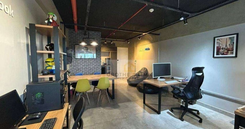 Sala comercial mobiliada - centro empresarial aquarius by helbor - jardim aquarius - 32m²