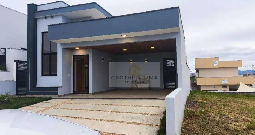 Casa nova com 3 dormitórios, 1 suíte à venda, 130 m² - condomínio malibu - caçapava/sp