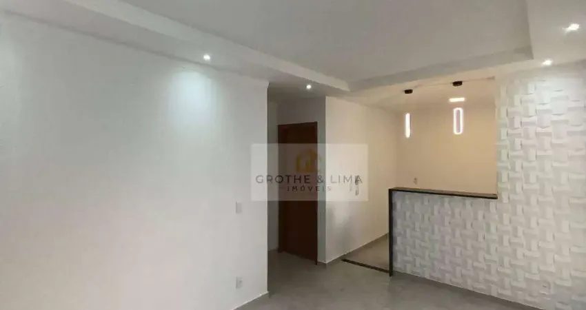 Apartamento com 2 dormitórios, 42 m² - venda por r$ 185.000,00 ou aluguel por r$ 1.400,00/mês - parque senhor do bonfim - taubaté/sp