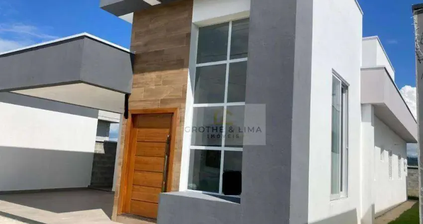 Casa com 3 dormitórios à venda, 128 m² por r$ 800.000 - condominio cataguá way - taubaté/sp