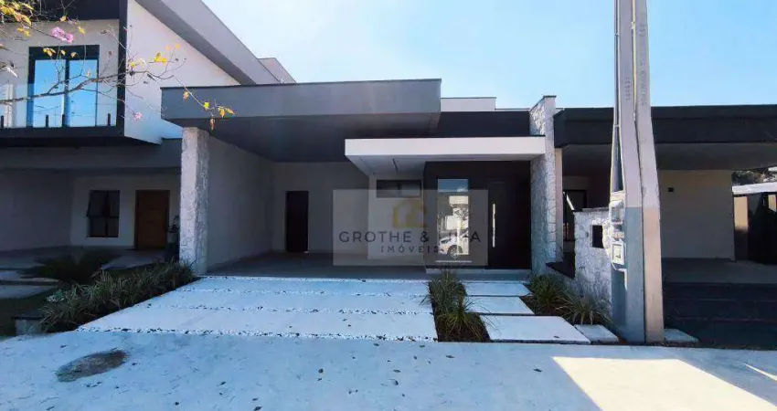 Casa térrea nova e moderna no condomínio bosque manacás – jacareí