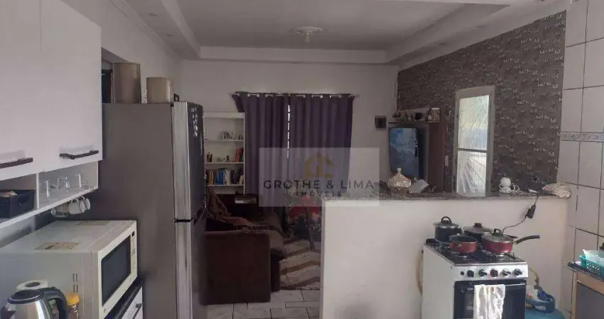 Chácara com 2 dormitórios à venda, 209 m² por r$ 380.000 - jardim santo antônio da boa vista - jacareí/sp