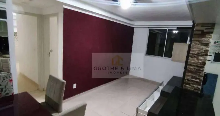 Apartamento com 2 dormitórios, 1 suíte à venda, 50 m² - jardim américa - são josé dos campos/sp