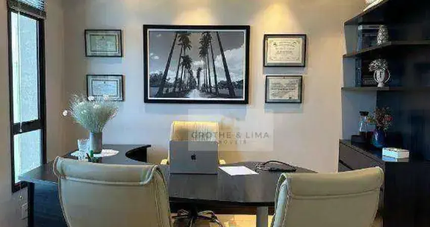 Sala comercial totalmente mobiliada com excelente bom gosto