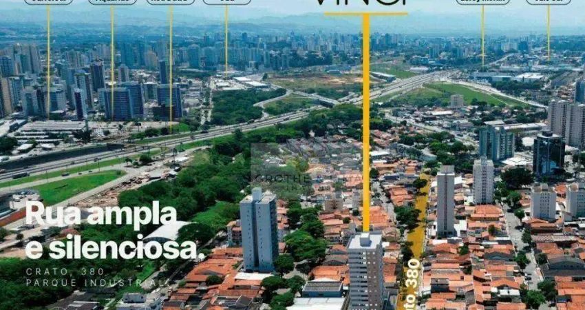 Apartamento - parque industrial - vince 380 - 58,54m² - 2 dormitórios - suíte - sacada gourmet - 1 vaga