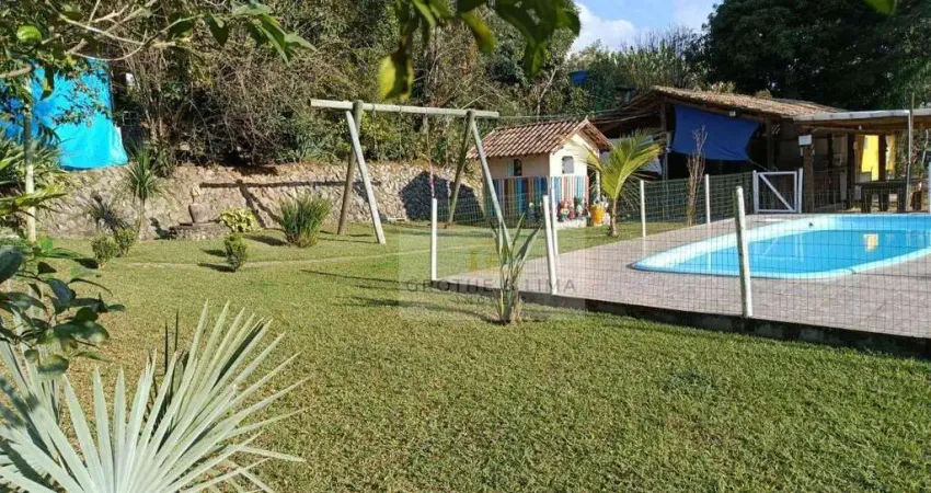 Chácara com 4 dormitórios à venda, 24860 m² por r$ 988.000,00 - cachoeira grande - lagoinha/sp