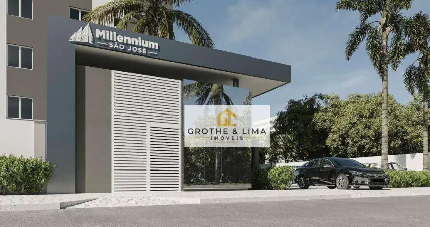 Apartamento com 2 dormitórios à venda, 51 m² por r$ 405.000,00 - parque residencial flamboyant - são josé dos campos/sp