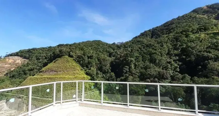 Cobertura com 4 dormitórios à venda, 166 m² por r$ 1.200.000,00 - cidade jardim - caraguatatuba/sp