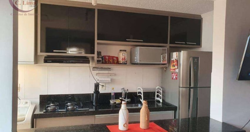Apartamento com 2 dormitórios, 47 m² - venda por R$ 220.000,00 ou aluguel por R$ 1.940,00/mês - Vila Tesouro - São José dos Campos/SP