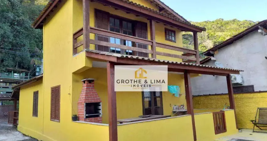 Casa assobradada com 3 dormitórios, 1 suíte à venda, 110 m² - praia de camburí - são sebastião/sp