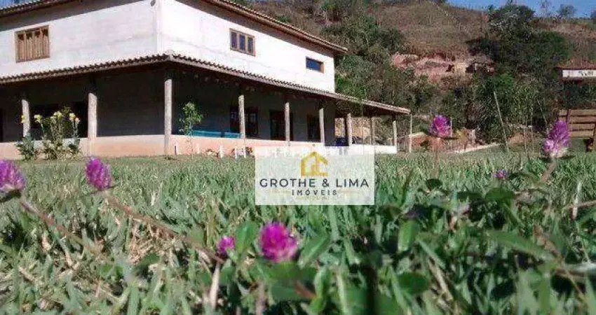 Chácara com 3 dormitórios à venda, 12100 m² por r$ 890.000,00 - ribeirão das sete almas - taubaté/sp