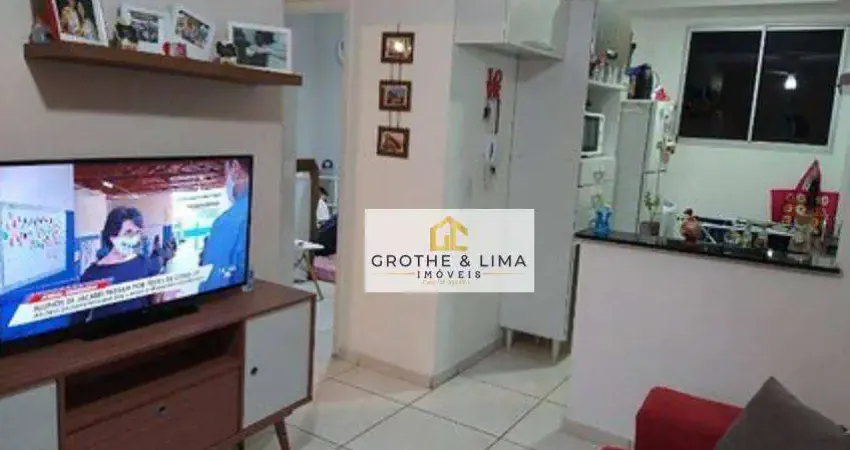 Oportunidade! Apartamento para investidor - Alugado - 2 dormitórios à venda, 46 m² - Jardim Santa Catarina