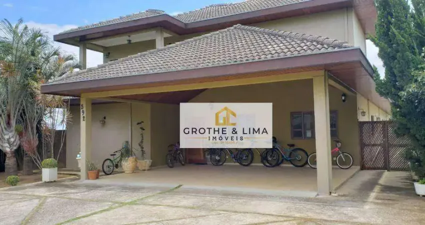 Casa com 4 dormitórios e 10 vagas à venda, piscina e 400 m² de construção por R$ 2.400.000 - Condomínio Residencial Mirante do Vale - Jacareí/SP