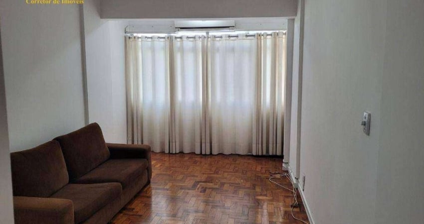 Apartamento com 2 dormitórios para alugar, 85 m² por R$ 2.900,02/mês - Ponta da Praia - Santos/SP