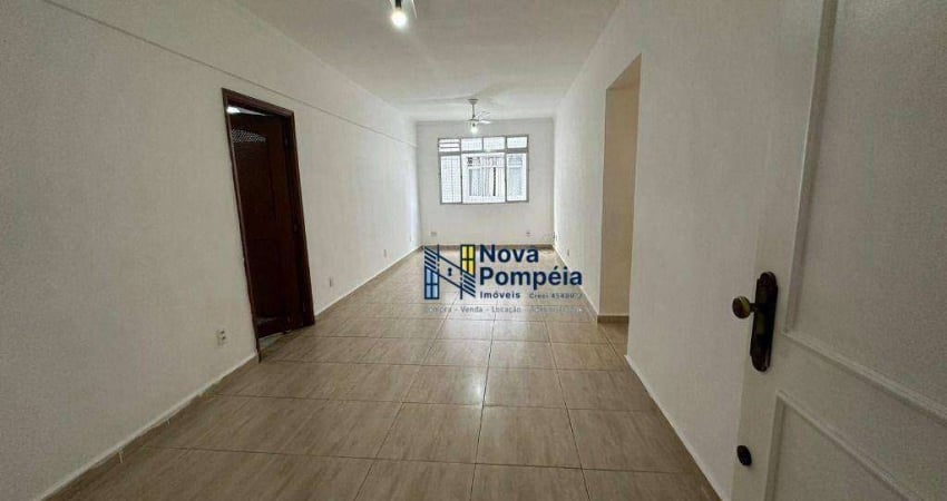Apartamento com 2 dormitórios para alugar, 80 m² por R$ 3.000,02/mês - Estuário - Santos/SP