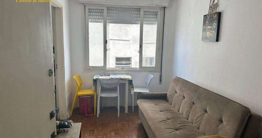 Apartamento com 1 dormitório à venda por R$ 234.000,00 - Itararé - São Vicente/SP