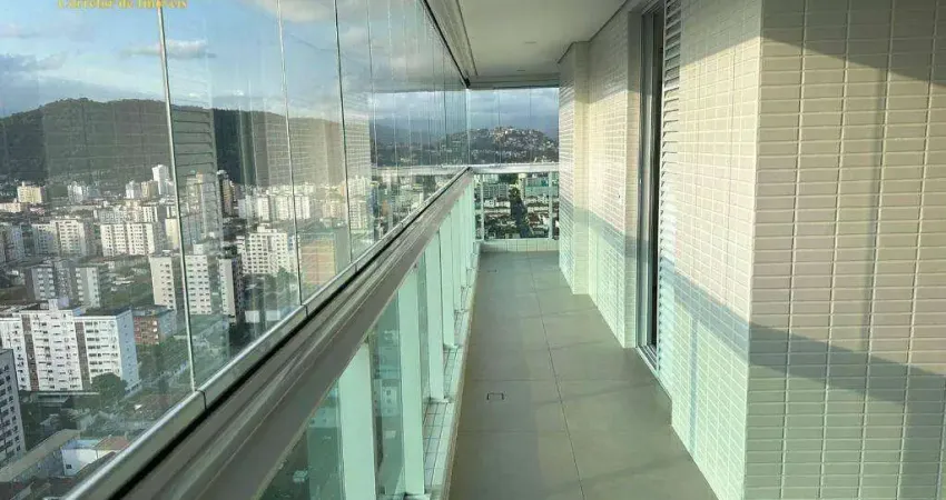 Apartamento com 2 dormitórios à venda, 107 m² por R$ 1.600.000,00 - Pompéia - Santos/SP