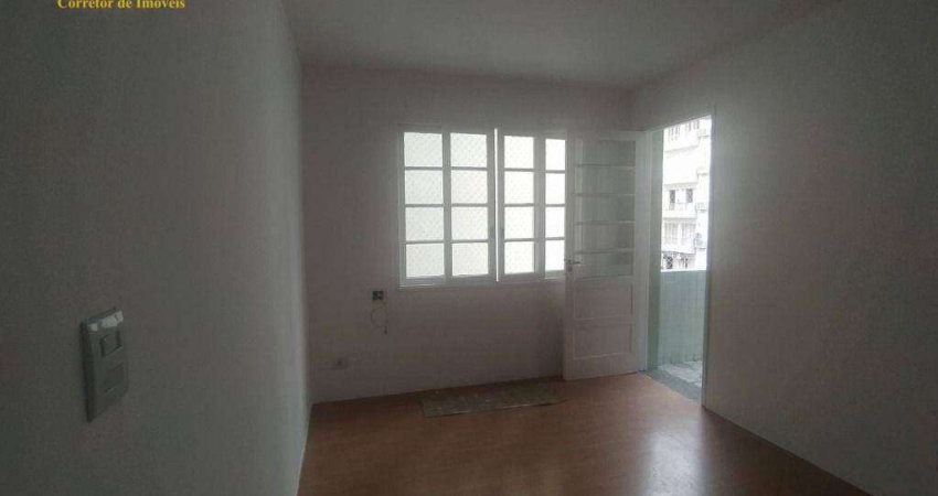 Apartamento com 1 dormitório para alugar, 52 m² por R$ 2.700,02/mês - José Menino - Santos/SP