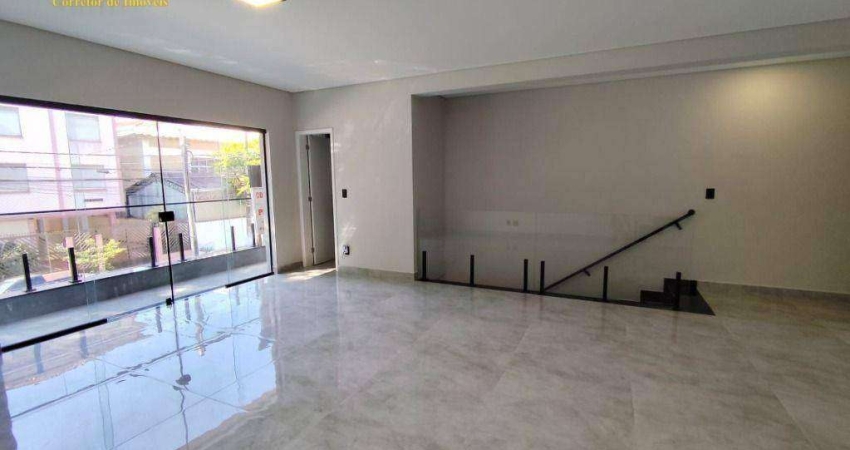Lindo sobrado sobre-posta com 4 dormitórios, 4 Suítes, Piscina, Churrasqueira e espaço gourme venda, 330 m² por R$ 1.949.000 - Boqueirão - Santos/SP