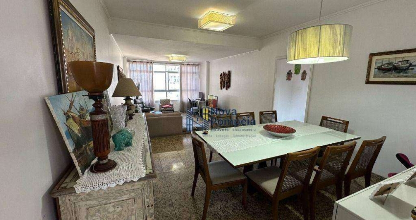 Apartamento com 3 dormitórios à venda, 170 m² por R$ 1.430.000,00 - Pompéia - Santos/SP
