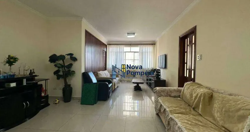 Apartamento com 3 dormitórios para alugar, 106 m² por R$ 4.300,02/mês - Pompéia - Santos/SP