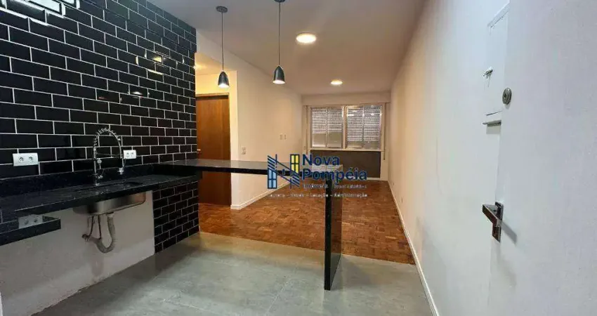 Apartamento com 2 dormitórios à venda, 52 m² por R$ 430.000 - Pompéia - Santos/SP