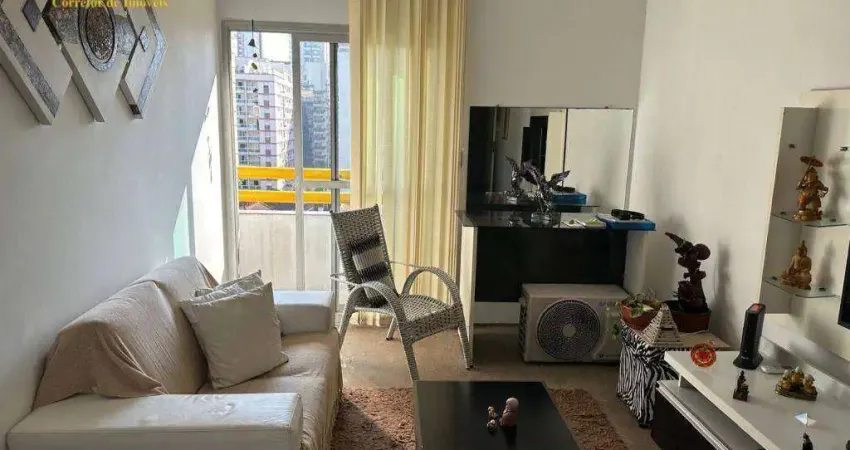 Apartamento com 1 dormitório à venda, 48 m² por R$ 429.000,00 - Pompéia - Santos/SP