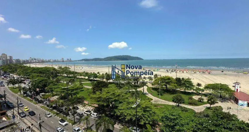 Apartamento com 2 dormitórios à venda, 110 m² por r$ 1.100.000,00 - pompéia - santos/sp