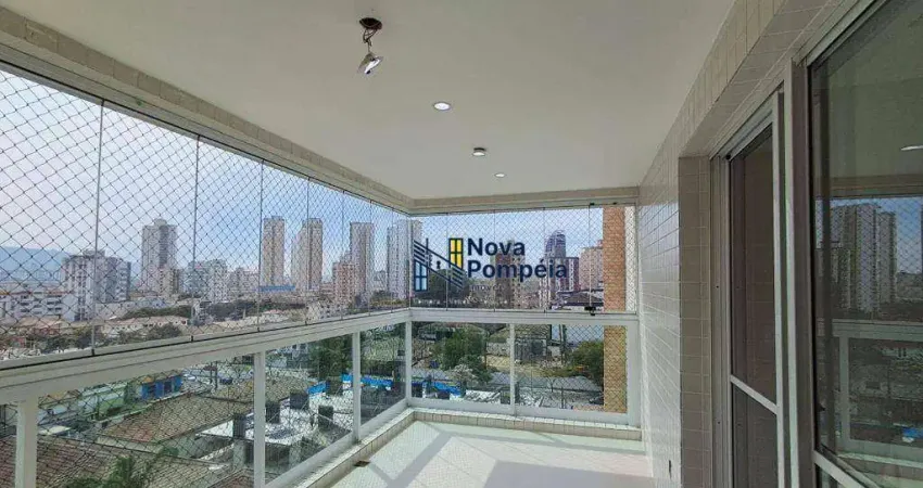 Apartamento com 3 dormitórios para alugar por r$ 9.500,02/mês - ponta da praia - santos/sp