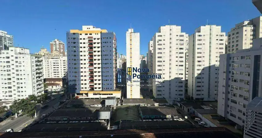 Apartamento com 3 dormitórios à venda, 153 m² por r$ 1.100.000,00 - boqueirão - santos/sp