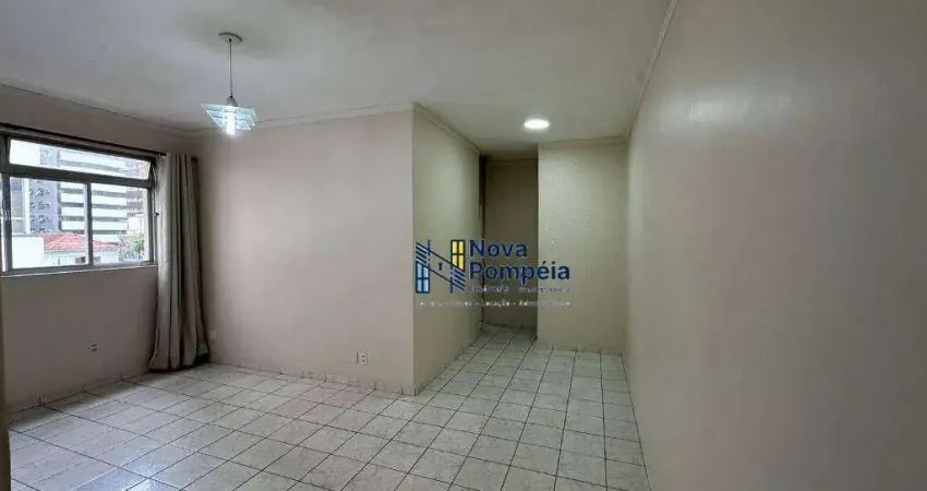 Apartamento com 2 dormitórios à venda por r$ 350.000 - pompéia - santos/sp