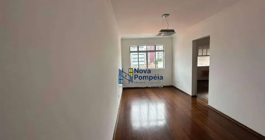 Apartamento com 1 dormitório para alugar, 65 m² por r$ 3.000/mês - pompéia - santos/sp
